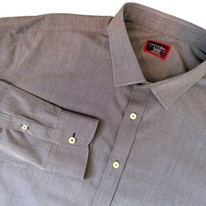 UNTUCKit Orville Wrinkle Free Long Sleeve Button Up Shirt Blue Casual Office XXL